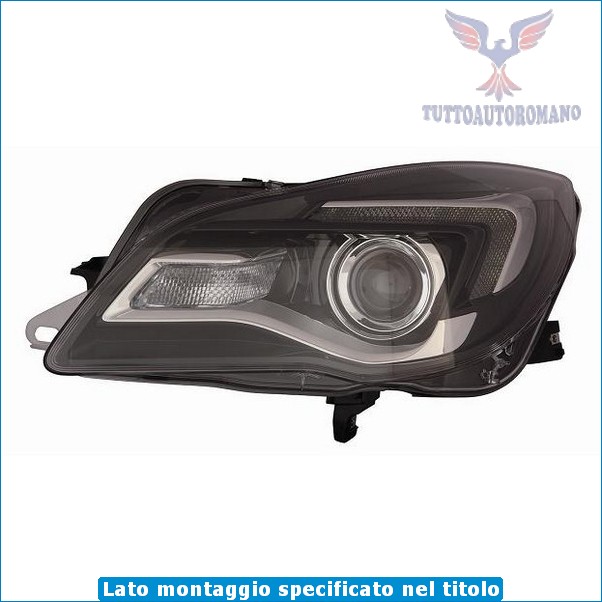 rbbw faro proiettore sx sinistro opel 2013 11 > 2016 12